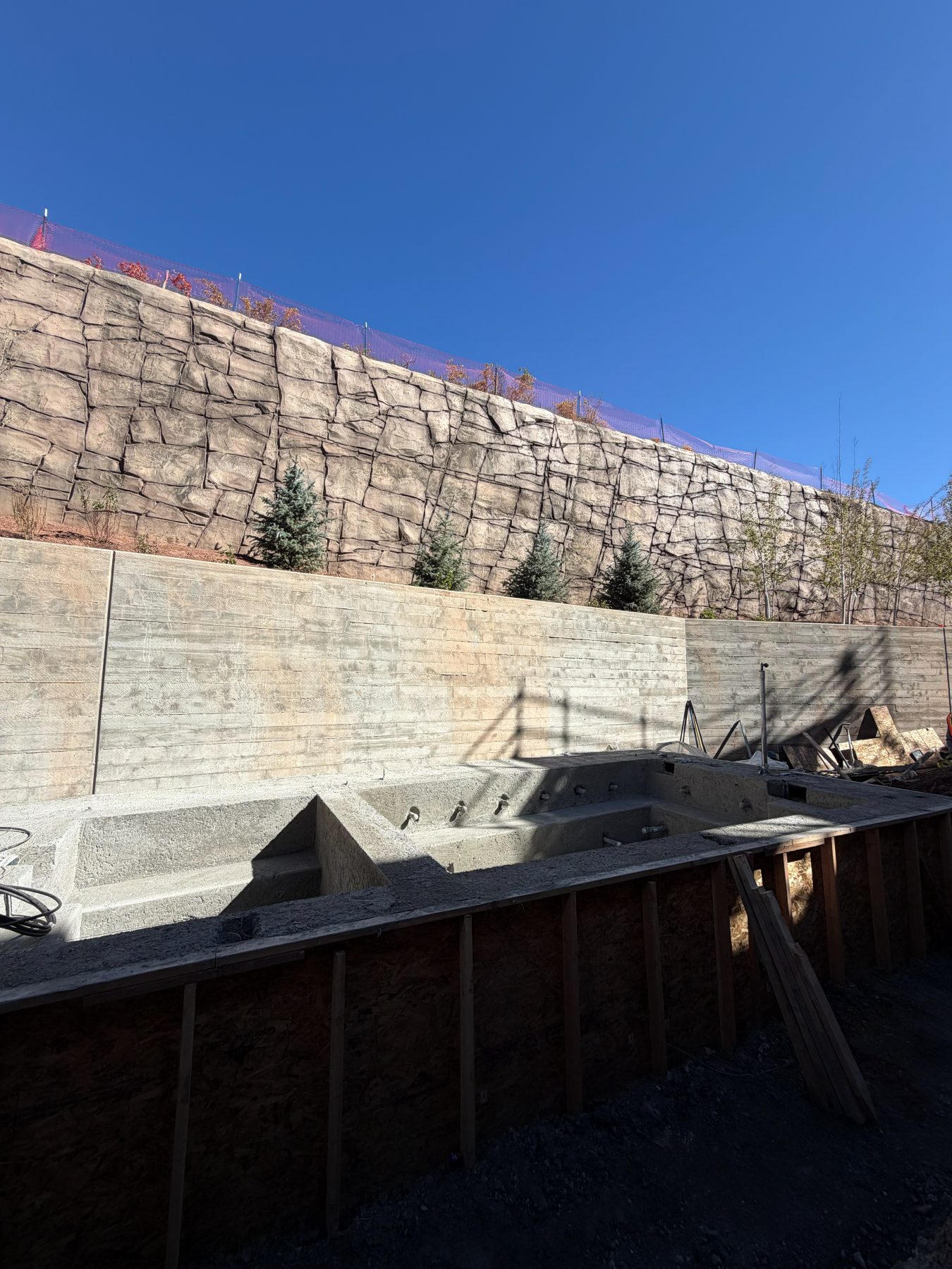 Level 1 amenity pool shell