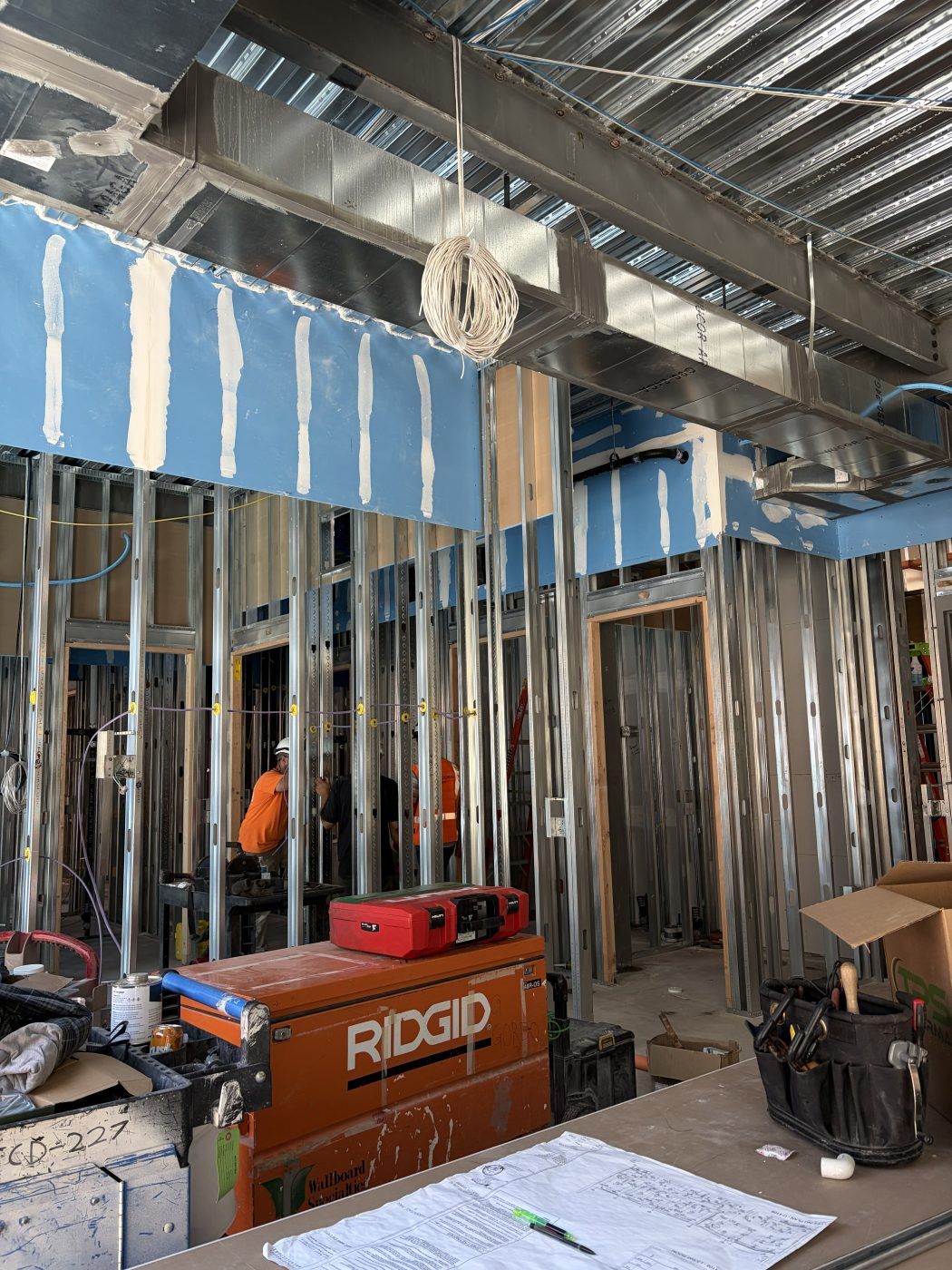 Level 1 construction progress