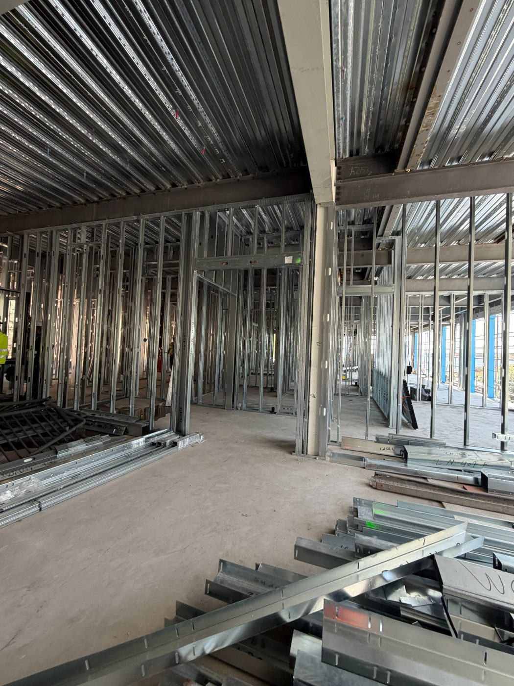 Level 2 construction progress